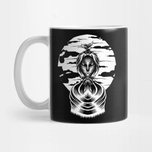 Artwork Illustration Indonesian Legendary Ghost Pocong Mug